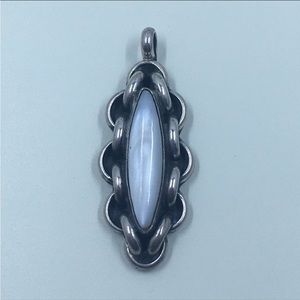 Sterling & MOP Pendant